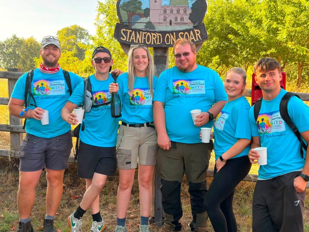 Southwell YFC walk for More Tomorrows for Mito