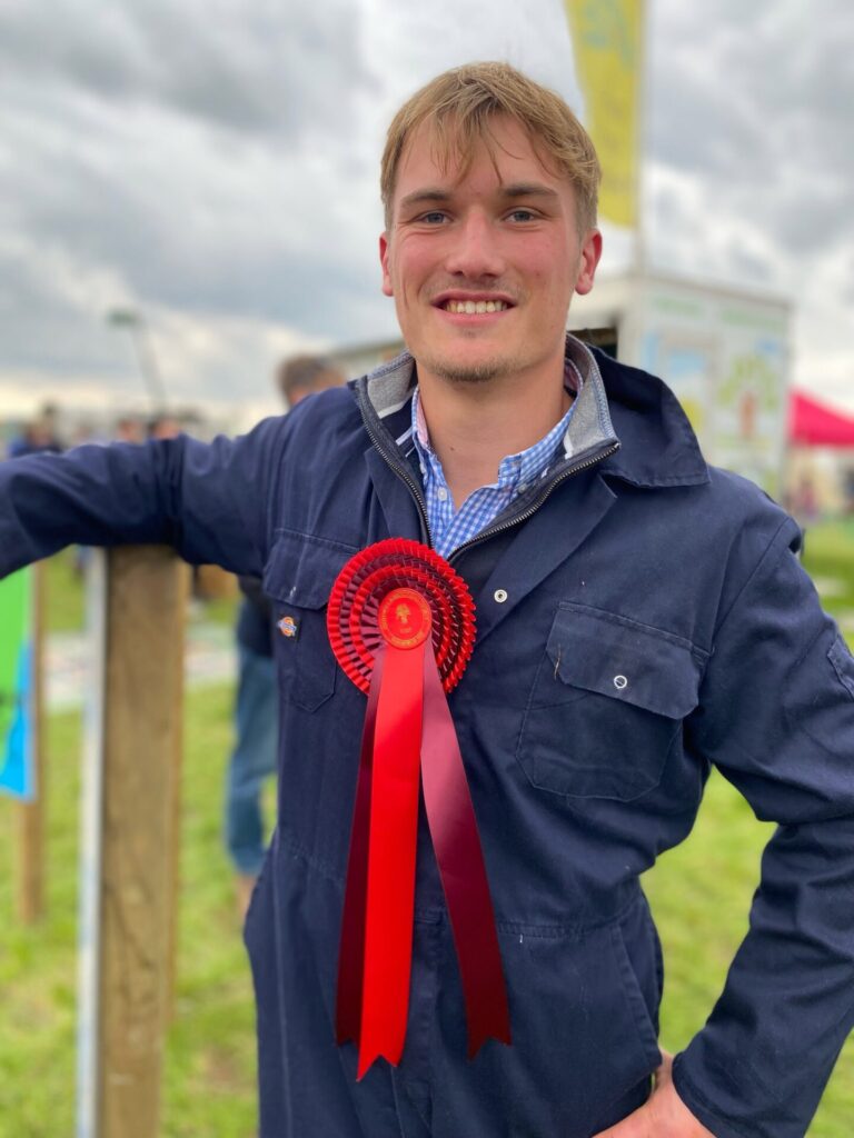 Lawnmower racing winner